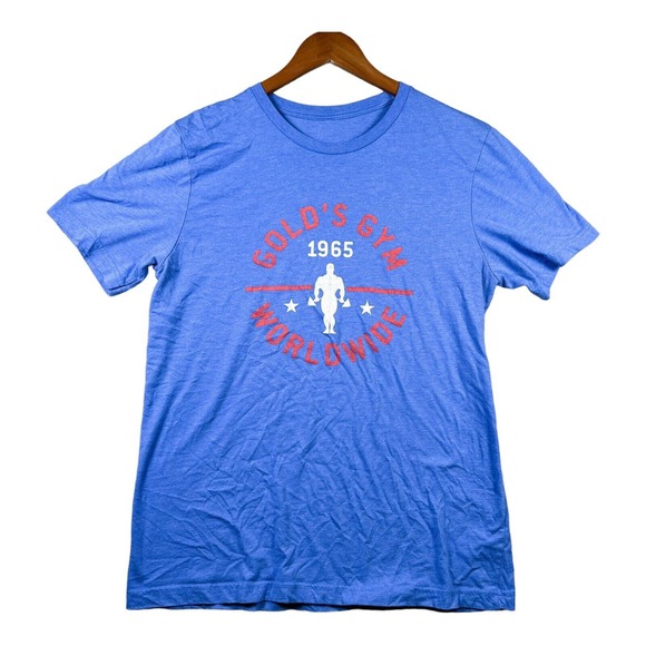 Gold's Gym Shirts Golds Gym Worldwide World Powerhouse Muscle Bound